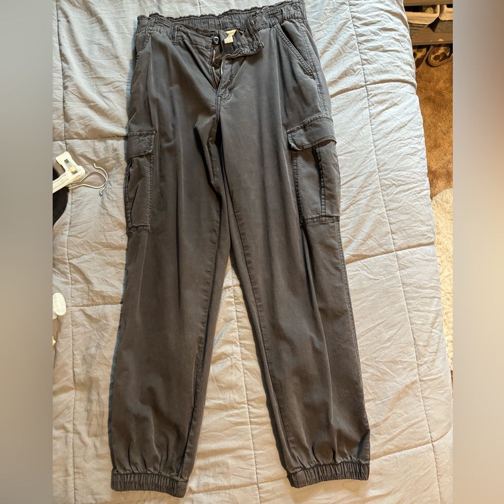 American Eagle Outfitters Charcoal Cargo Pants